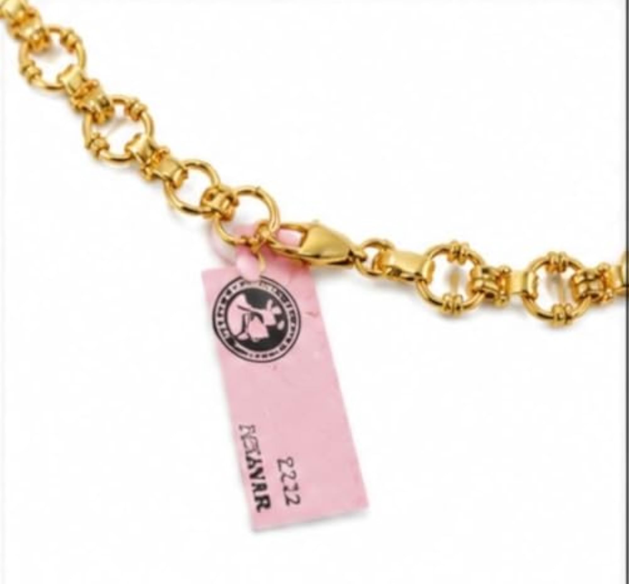 Men's Gold Plated Chain Necklace, Stylish Design